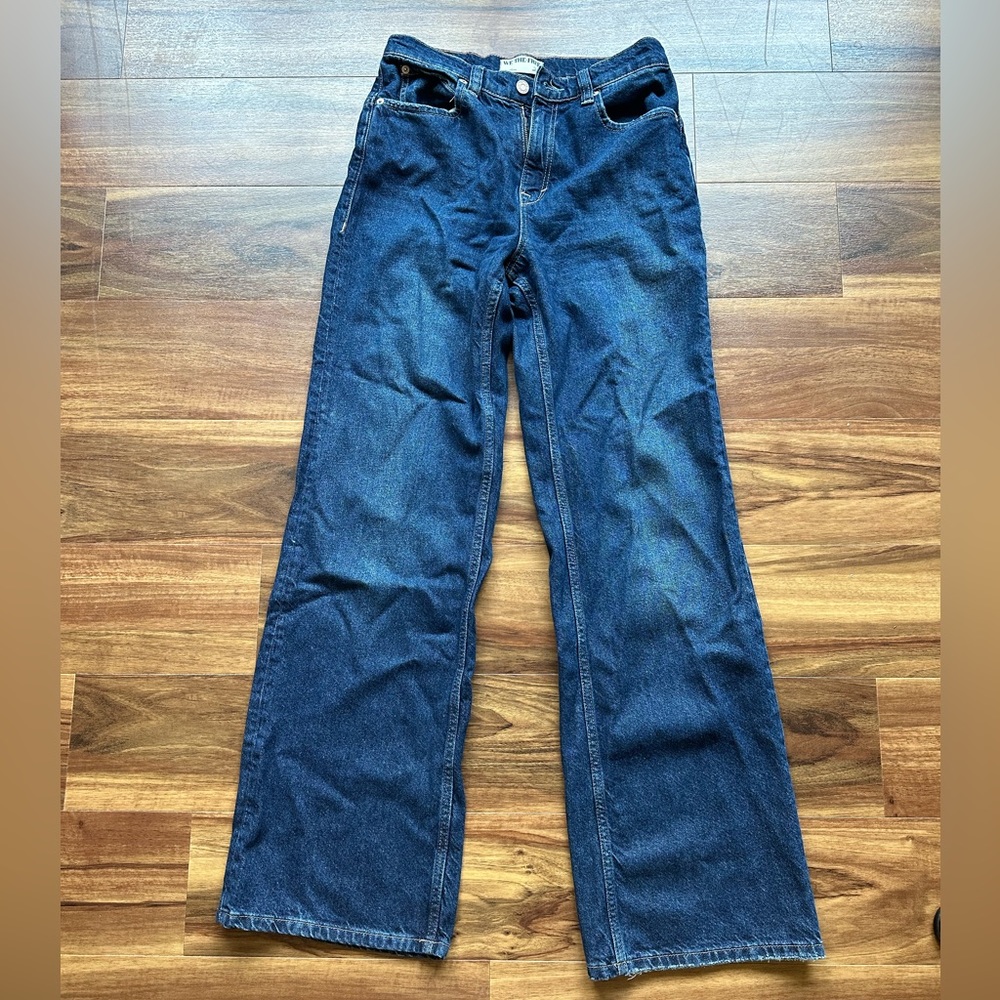 Free People “We the Free” Loose Fit Denim Jeans, size 26, in blue